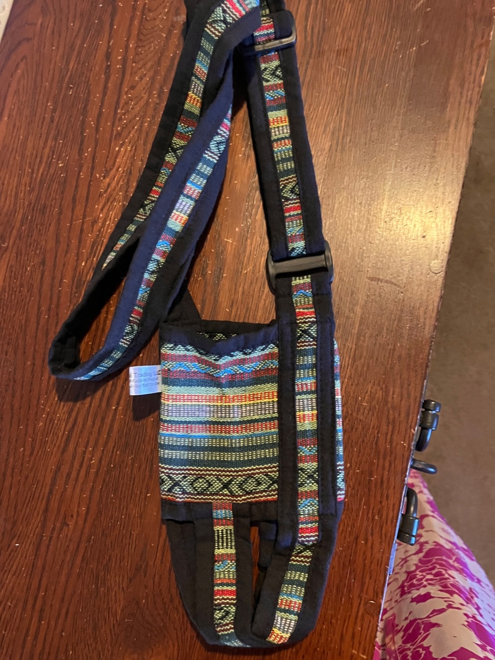 Boho Multicolor Crossbody Bottle Sling Bag